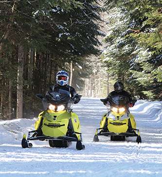 Snowmobiling in Twin Mountain and the White Mountains
